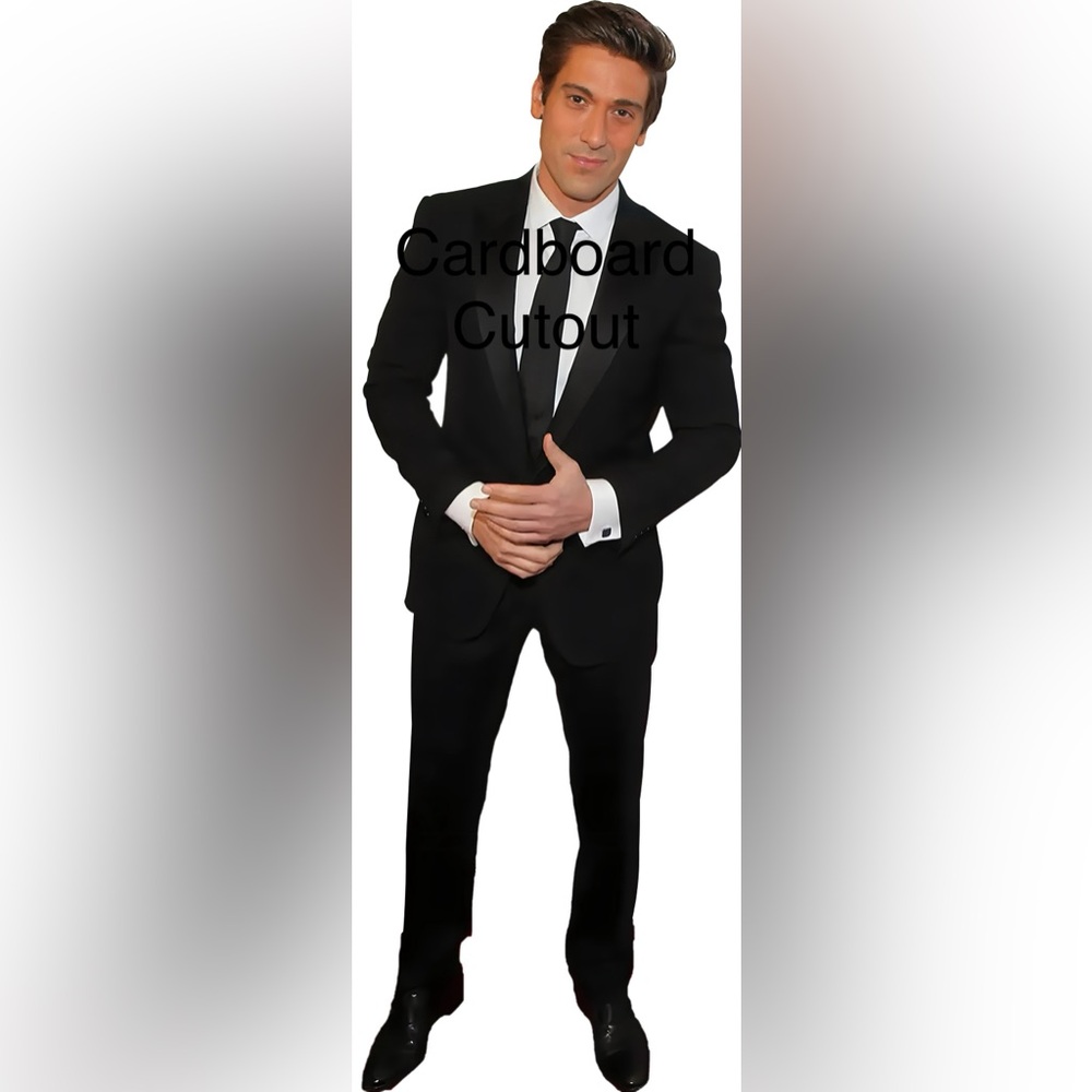 David Muir ABC News Life Size Cardboard Cutout with Free Shipping